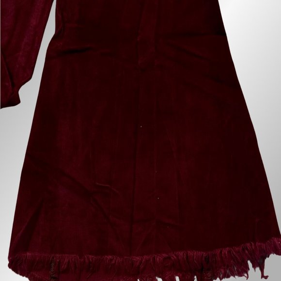 NEW Free People Corduroy Flared Bell Bottoms Freyed Hemline - Picture 2 of 7